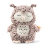 Steiff Kuscheltier Ollie Eule, Süßes Stofftier, Jungen, Mädchen & Babys ab 0 Monaten, Friends, Plüschtier, Beige