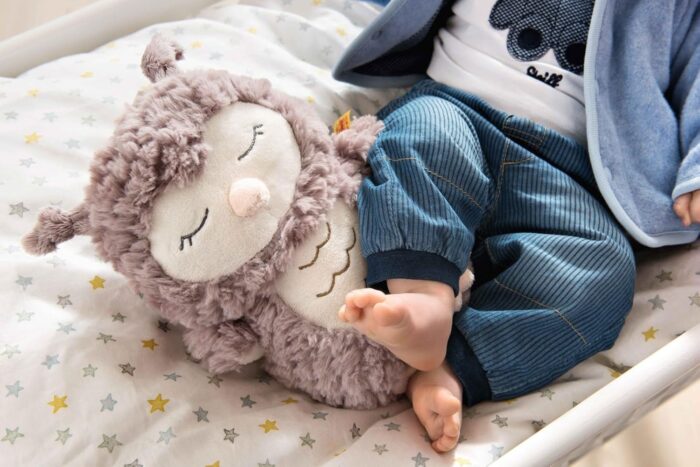 Steiff Kuscheltier Ollie Eule, Süßes Stofftier, Jungen, Mädchen & Babys ab 0 Monaten, Friends, Plüschtier, Beige – Bild 2