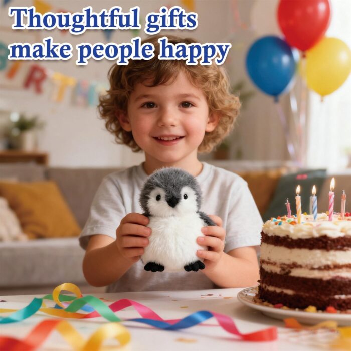 JcvPot Pinguin Kuscheltier, Weiches Stofftier Für Kinder Und Babys, Kuscheltier Pinguin Plüschtierm, Plüschtier – Bild 4